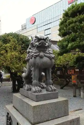 警固神社の狛犬