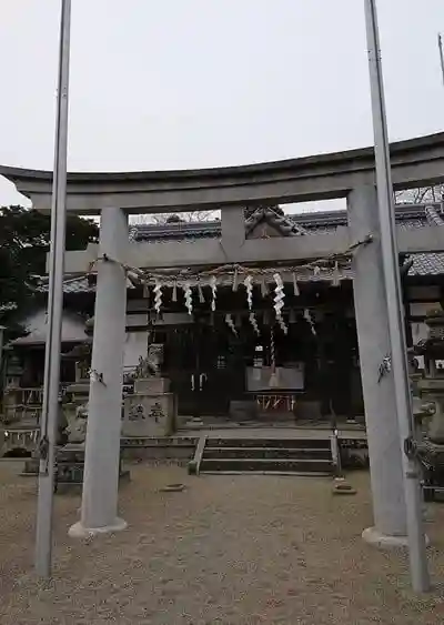 比佐豆知神社の鳥居
