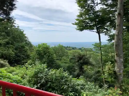 倶利迦羅不動寺山頂本堂の景色