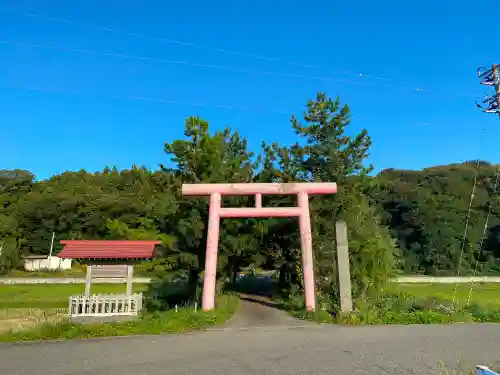 小物忌神社の鳥居