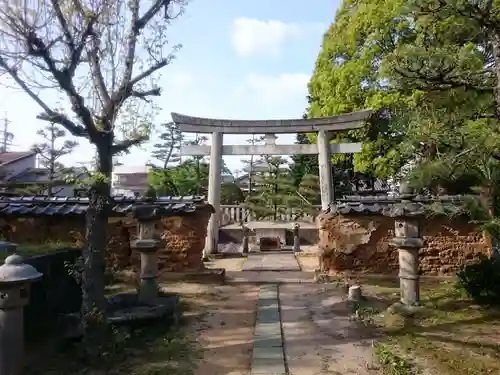 松應寺の鳥居