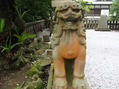 叶神社 (西叶神社)の狛犬