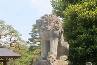 開成山大神宮の狛犬