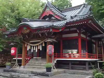 山中諏訪神社の本殿・本堂