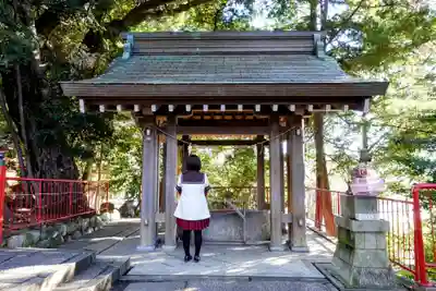 五社稲荷社の手水舎