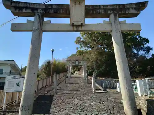 天石門別八倉比売神社の鳥居