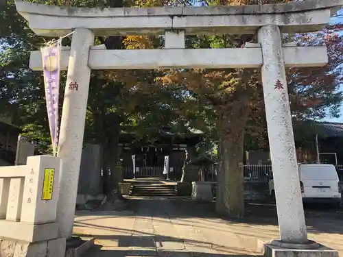 滝野川八幡神社の鳥居