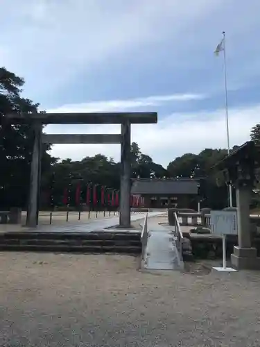 松江護國神社の鳥居