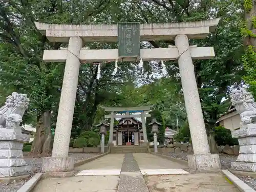 七郷神社の鳥居