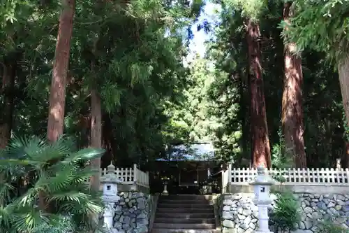 健武山神社の景色