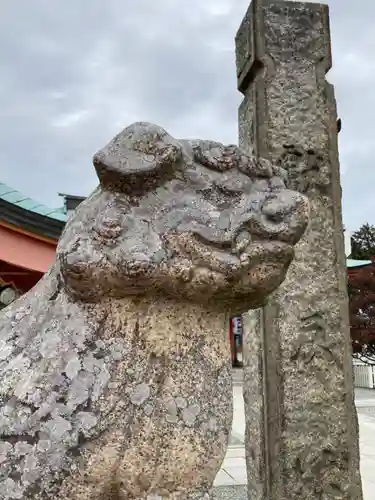 神戸神社の狛犬