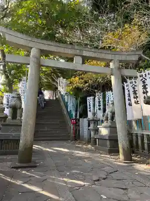 八百富神社の鳥居