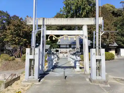神明社（小山町）の鳥居