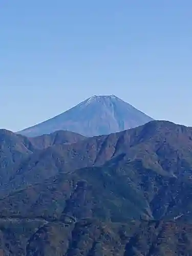 身延山奥之院思親閣の景色