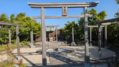 鉄道神社の鳥居