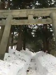 大神山神社奥宮の鳥居