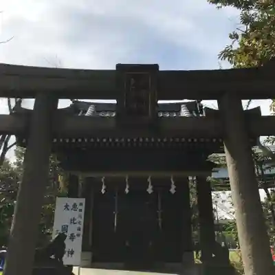 三囲神社の鳥居