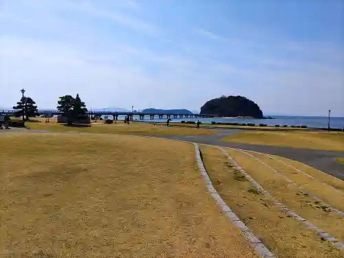 八百富神社の周辺