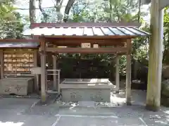 日保見山八幡宮の手水