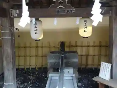 菊名神社の手水舎