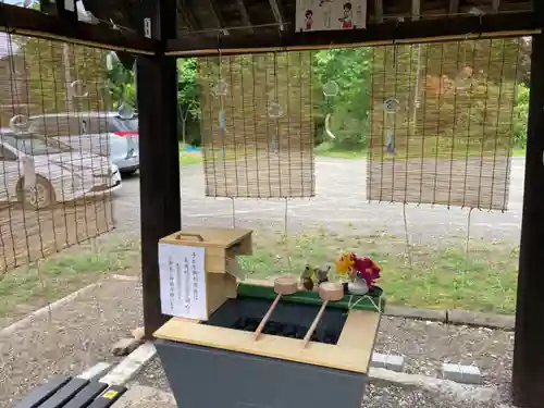 留辺蘂神社の手水