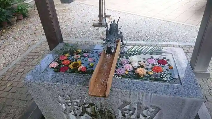 川越八幡宮の手水舎