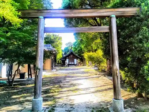 牛毛神社の鳥居