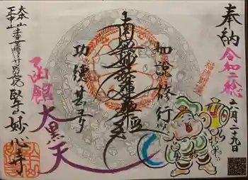 妙心寺の御朱印 2020年06月