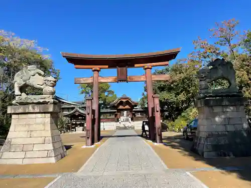 饒津神社の鳥居