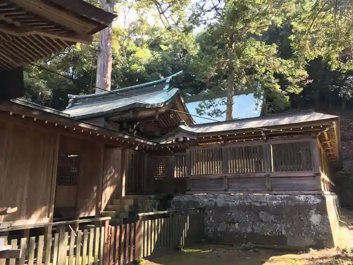 西寒多神社の本殿・本堂
