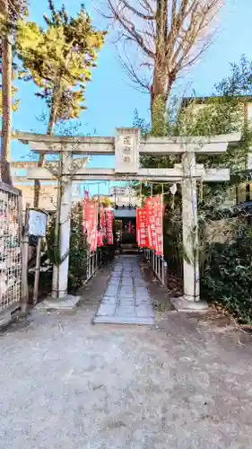 亀有香取神社の鳥居