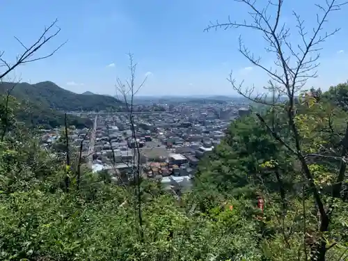 岐阜稲荷山本社の景色