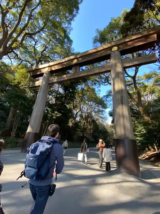 明治神宮の鳥居