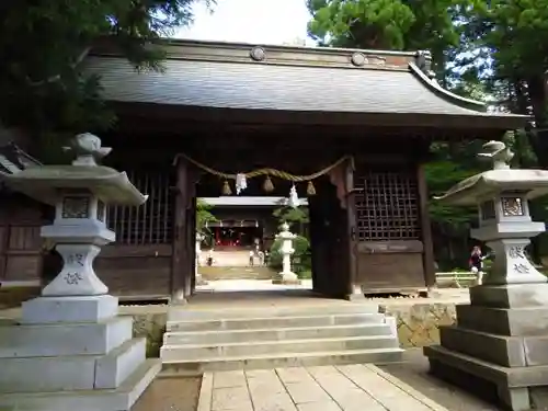 河口浅間神社の山門