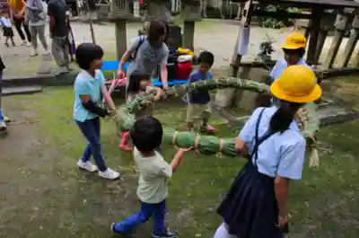 村屋坐弥冨都比売神社のお祭り