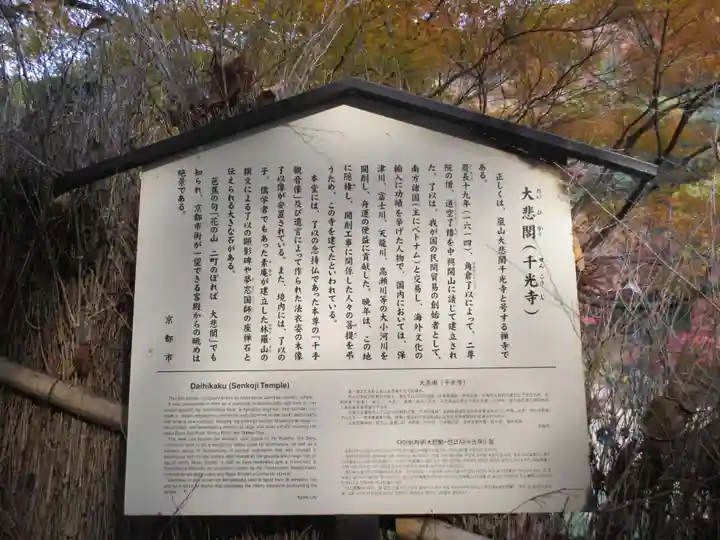 大悲閣千光寺(京都府)