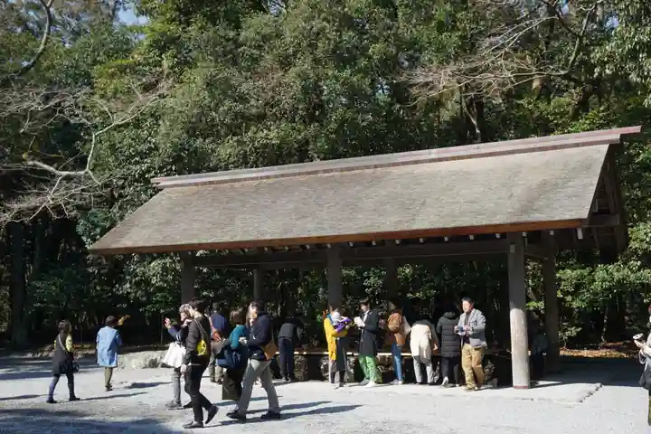 伊勢神宮内宮(皇大神宮)の手水舎