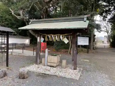 東田中神社の手水舎