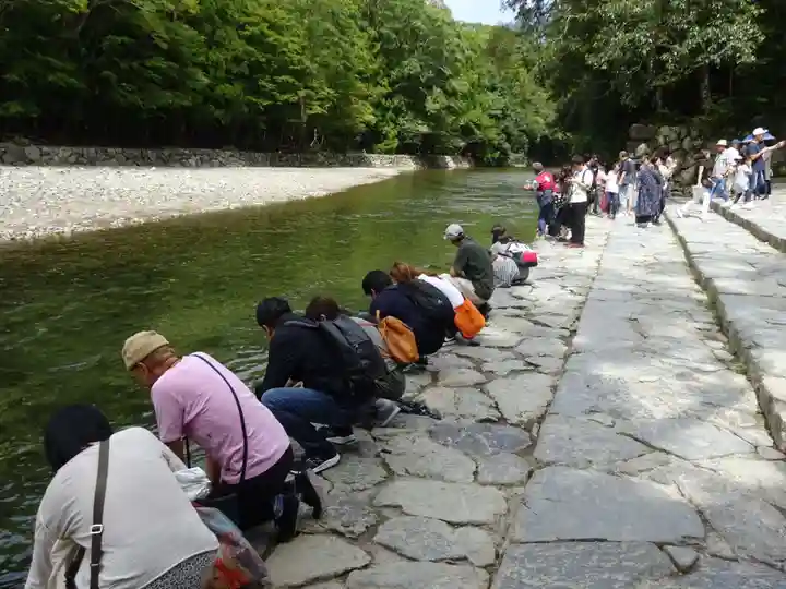 伊勢神宮内宮(皇大神宮)の手水舎
