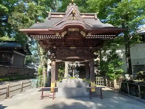 大國魂神社の手水