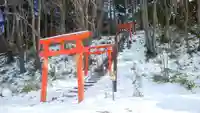 阿寒湖稲荷神社の鳥居