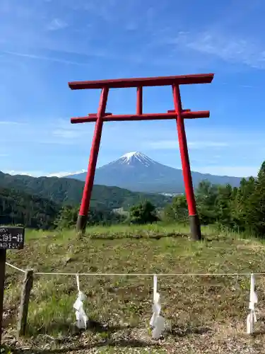 河口浅間神社の鳥居