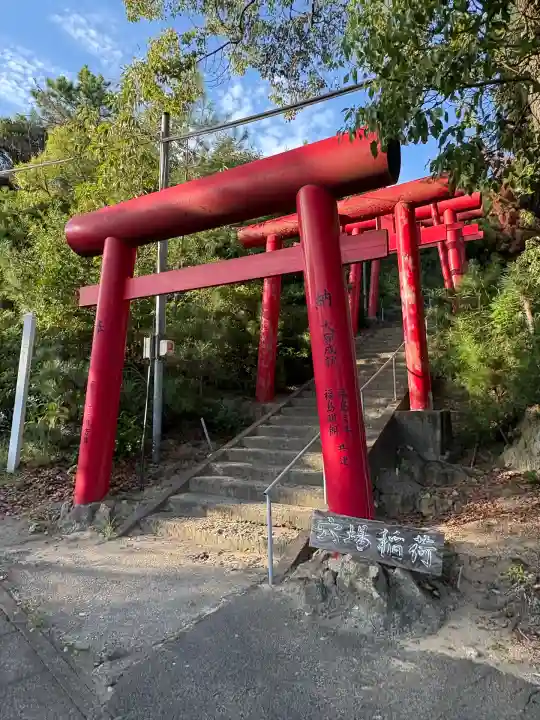 穴場稲荷の鳥居