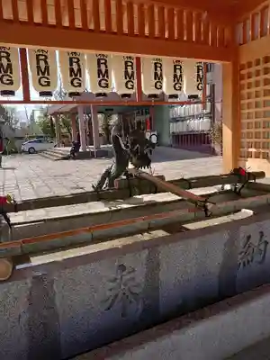 生國魂神社御旅所の手水舎