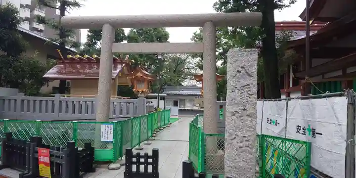 蒲田八幡神社の鳥居