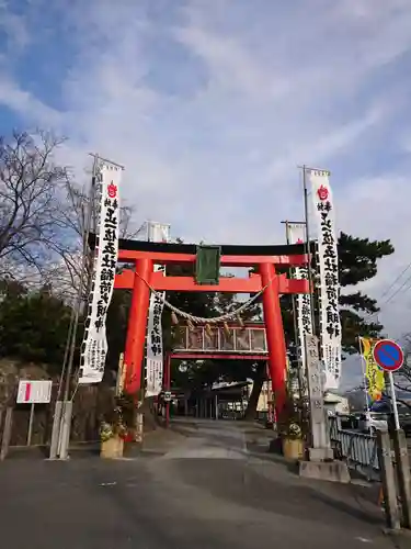 五社稲荷社の鳥居