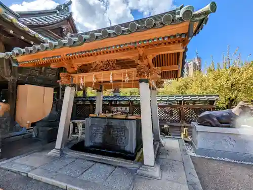 湯島天満宮の手水舎