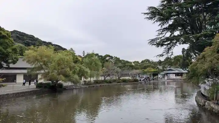 旗上弁財天社の景色