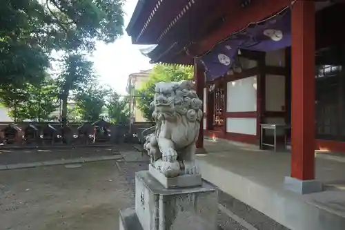 穴川神社の狛犬