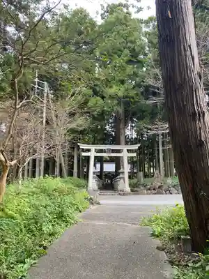 山宮浅間神社の鳥居